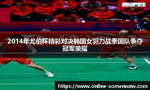 2014年尤伯杯精彩对决韩国女羽力战泰国队争夺冠军荣耀